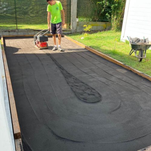 Création d'un terrain de boules