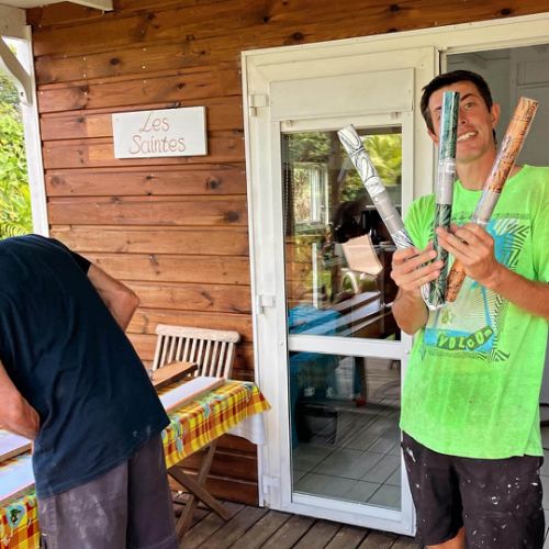 Travaux de rénovation des bungalows